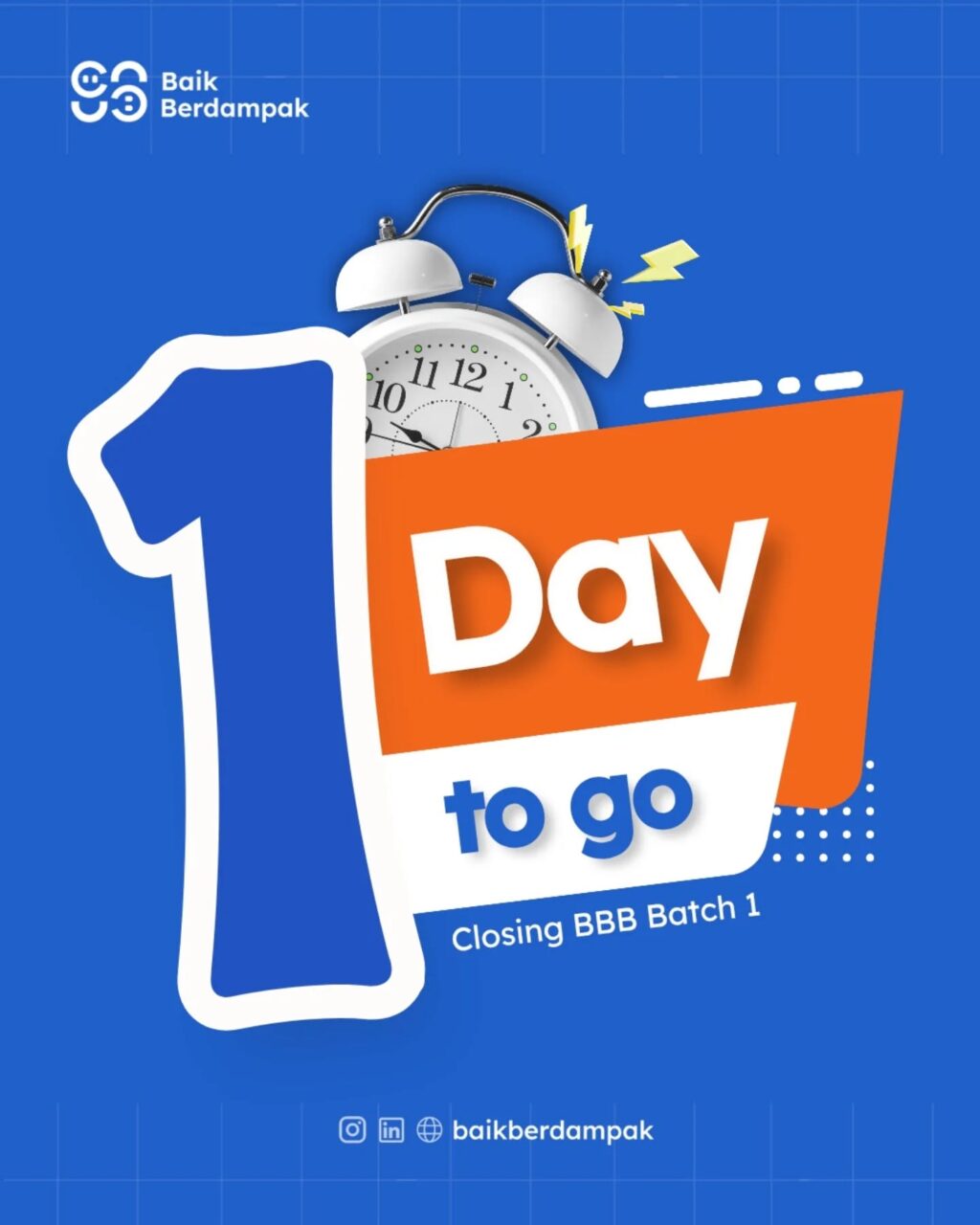 Instagram post from baikberdampak. This post is in position 8.