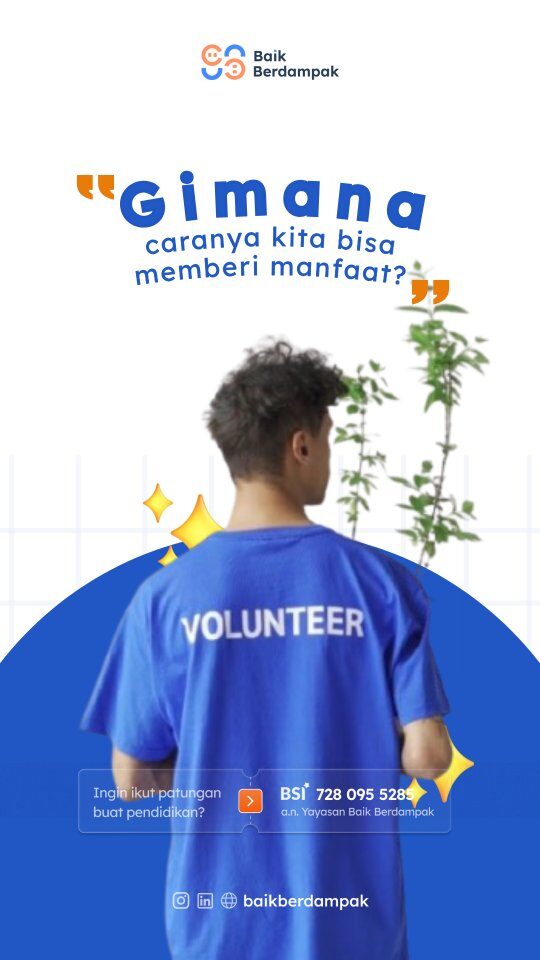 Instagram post from baikberdampak. This post is in position 7.