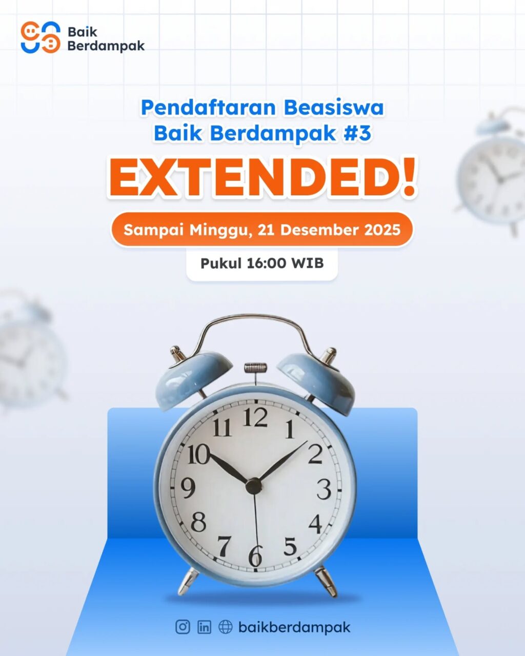 Instagram post from baikberdampak. This post is in position 0.