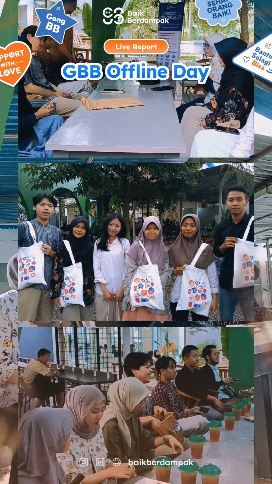 Instagram post from baikberdampak. This post is in position 1.