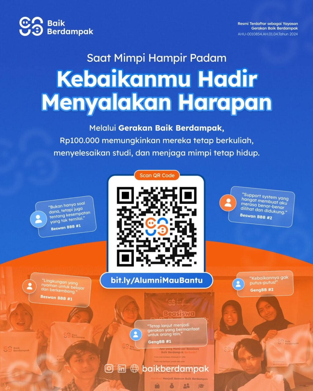 Instagram post from baikberdampak. This post is in position 0.