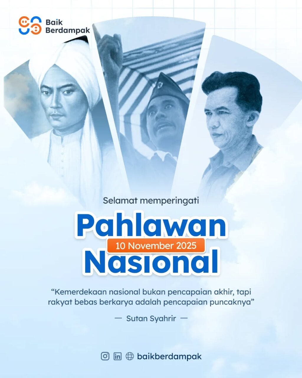 Instagram post from baikberdampak. This post is in position 4.