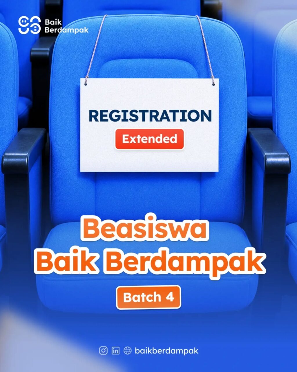 Instagram post from baikberdampak. This post is in position 1.