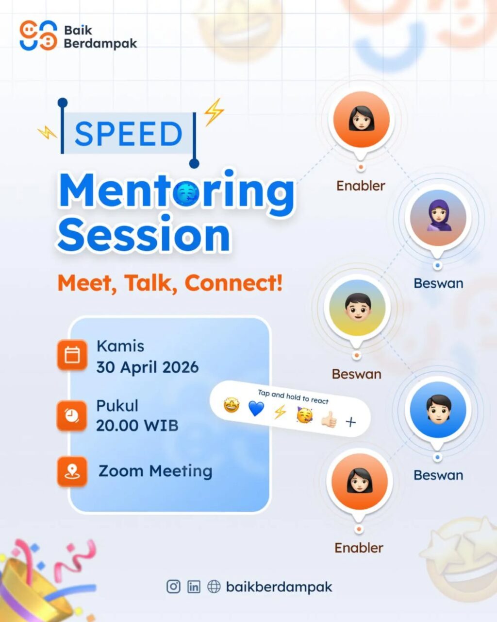 Instagram post from baikberdampak. This post is in position 1.