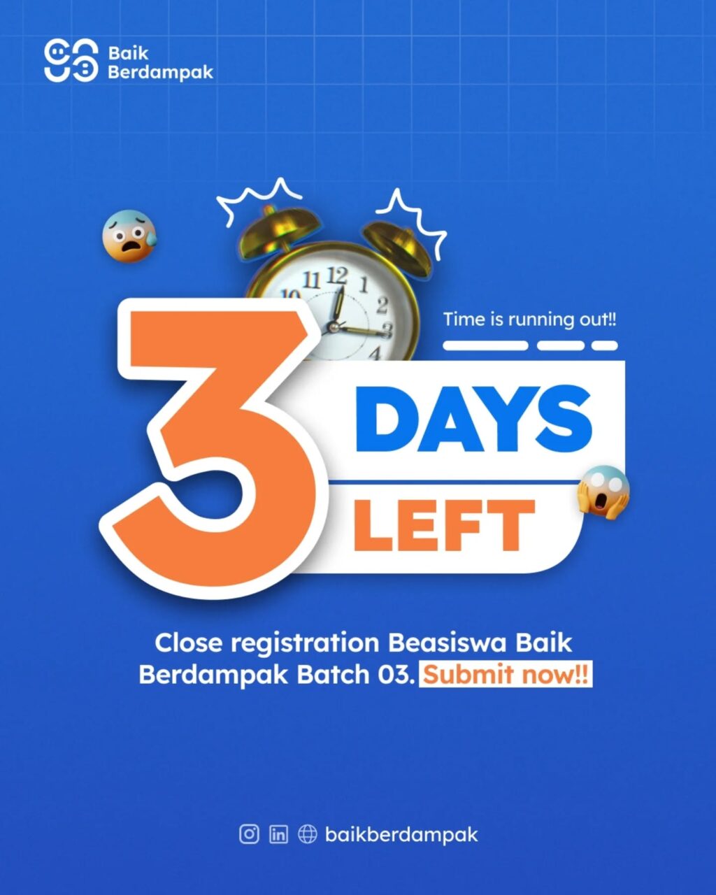 Instagram post from baikberdampak. This post is in position 10.