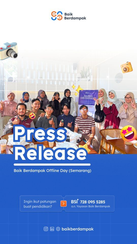 Instagram post from baikberdampak. This post is in position 9.