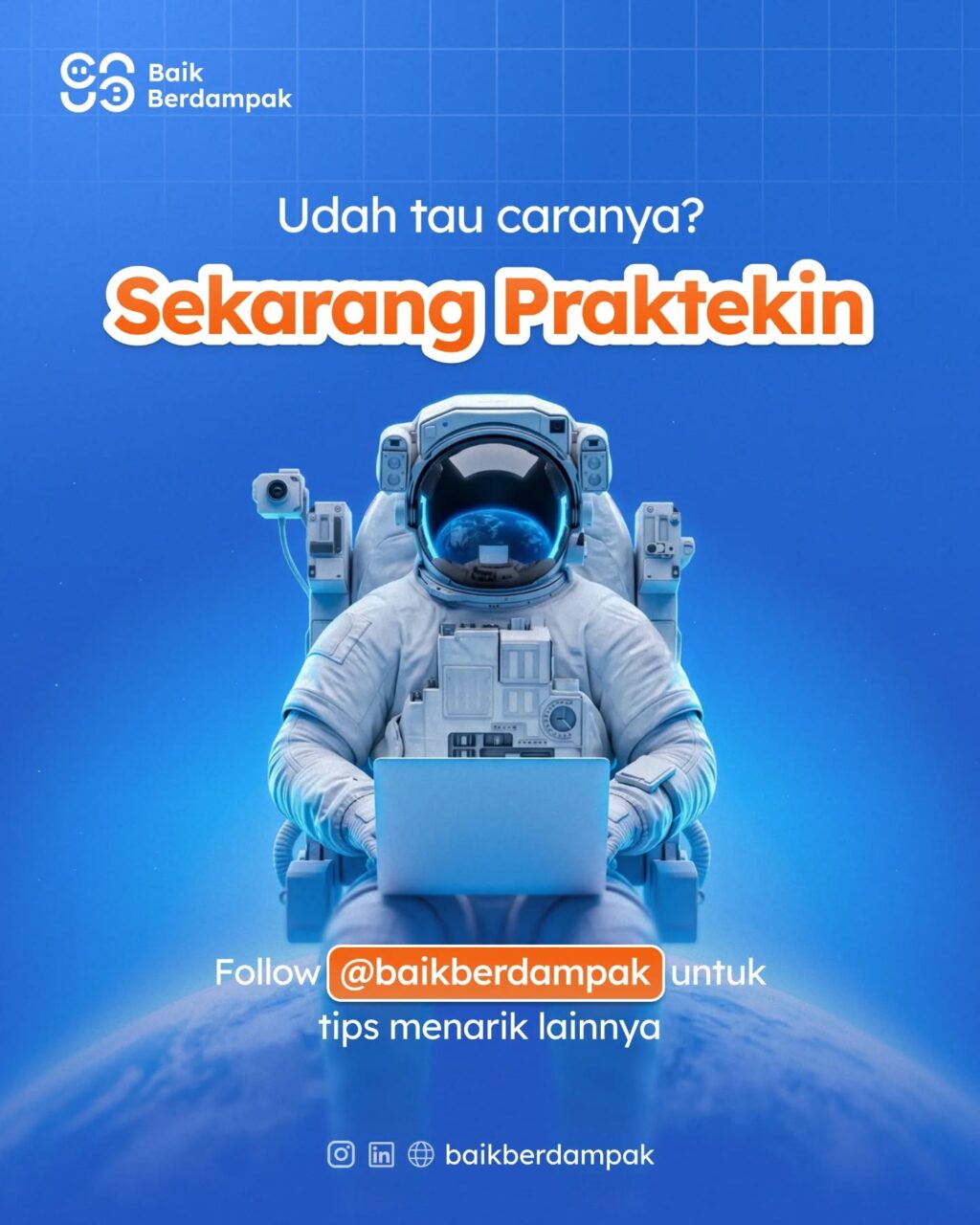 Instagram post from baikberdampak. This post is in position 6.