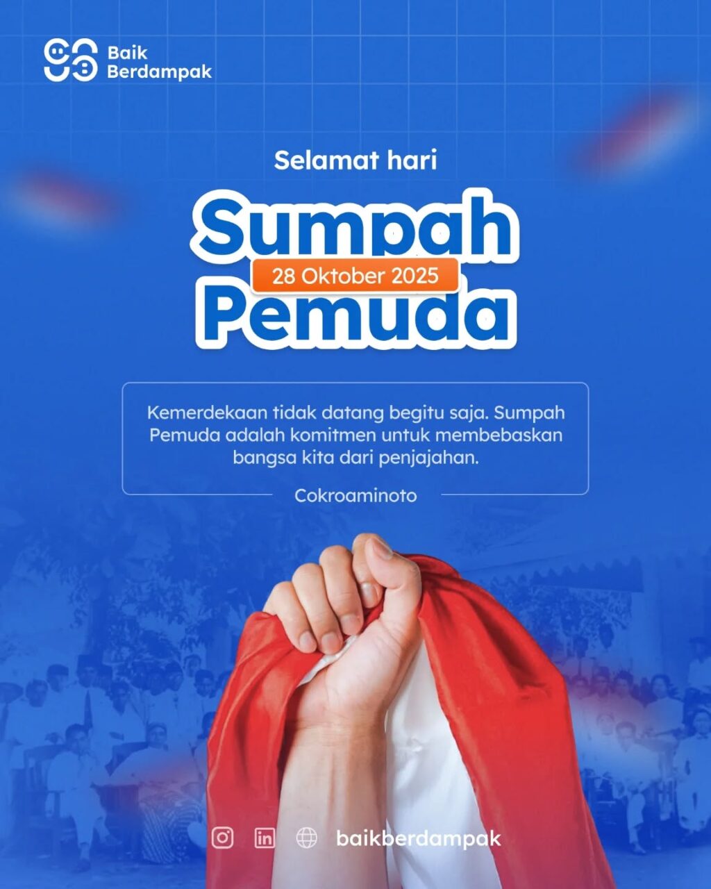 Instagram post from baikberdampak. This post is in position 5.