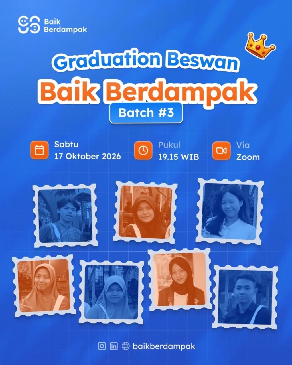 Instagram post from baikberdampak. This post is in position 1.