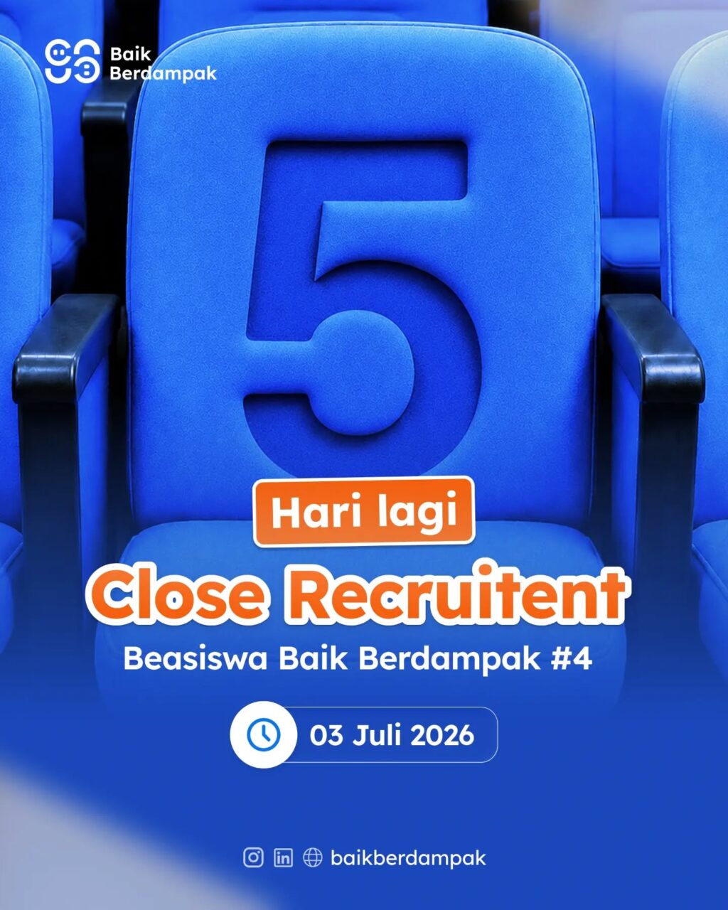 Instagram post from baikberdampak. This post is in position 1.