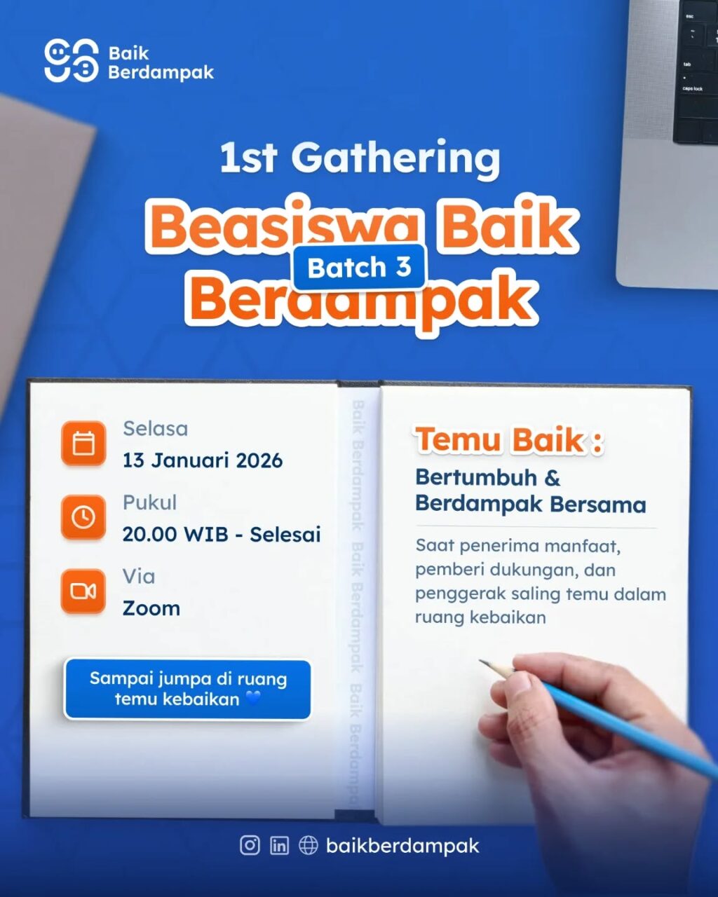 Instagram post from baikberdampak. This post is in position 2.