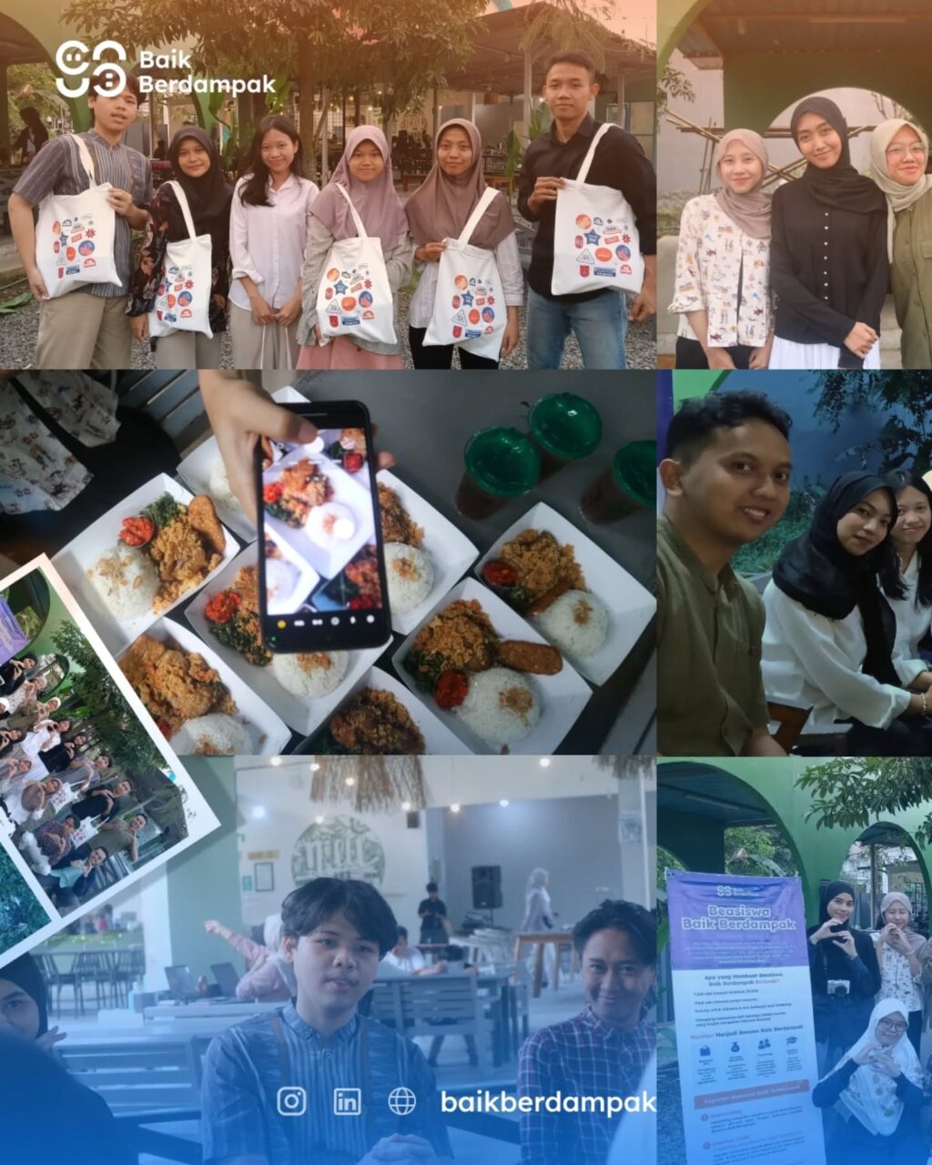 Instagram post from baikberdampak. This post is in position 1.