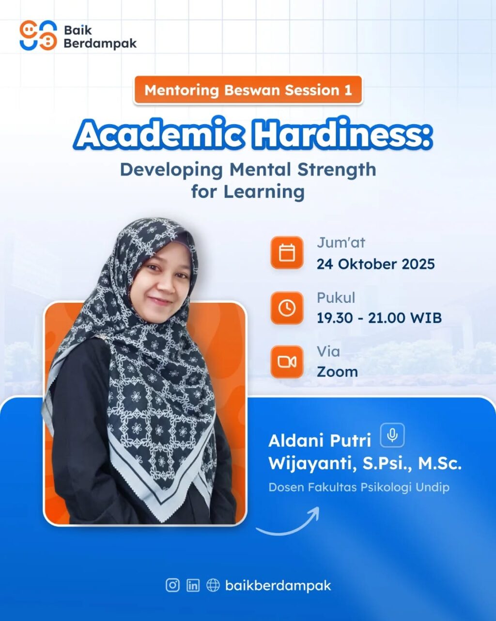 Instagram post from baikberdampak. This post is in position 6.